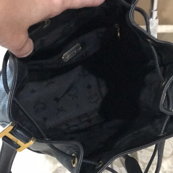 MCM Leather Bucket Bag - Picture 11 of 14